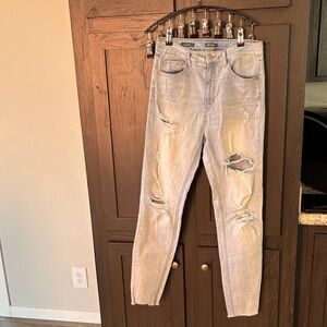 Wild Fable Distressed Skinny Jeans in Light Gray